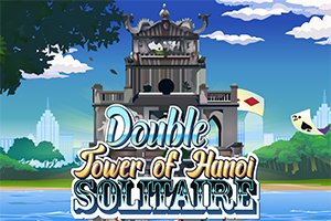 Double tower of Hanoi solitaire
